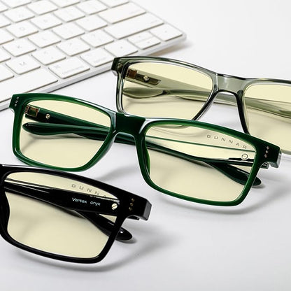 GUNNAR - Blue Light Reading Glasses - Blocks 65% Blue Light - Vertex