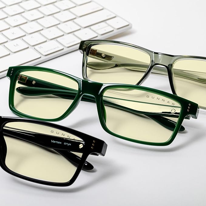 GUNNAR - Blue Light Reading Glasses - Blocks 65% Blue Light - Vertex