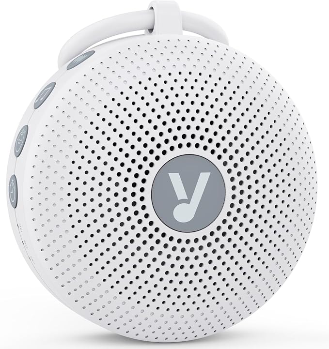 Portable Noise Machine for Baby Adult with 21 Natural Soothing Sound, Memory Function, Powerful Battery & 32 Levels of Volume, Noise Canceling for Sleeping, Sleep Sound Timer Therapy for Home, Travel