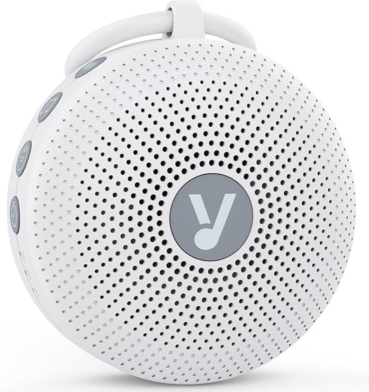 Portable Noise Machine for Baby Adult with 21 Natural Soothing Sound, Memory Function, Powerful Battery & 32 Levels of Volume, Noise Canceling for Sleeping, Sleep Sound Timer Therapy for Home, Travel