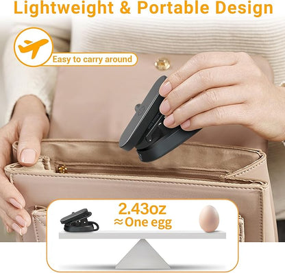 Book Light for Reading at Night, Rechargeable Book Reading Light Clip on, 3 Color Modes & Stepless Dimming, 14 LEDs & 80 Hrs Lightweight Reading Lamp for Book Lovers