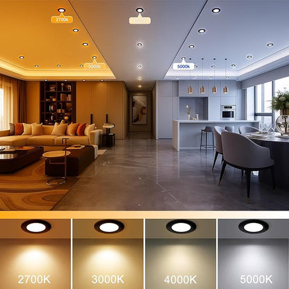 YGS-Tech 2 Inch LED Recessed Lighting, Dimmable Downlight 3W(35W Halogen Equivalent), CRI80, 4000K Natural White Ceiling Light with LED Driver (16 Pack)