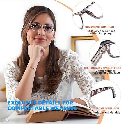 2 Pack Reading Glasses, Leopard Frames Blue Light Blocking Readers,Filter UV Ray/Glare Computer Reading Glasses, Lightweight Spring Hinges Eyeglasses for Women Men(2-pack Leopard,2.25)