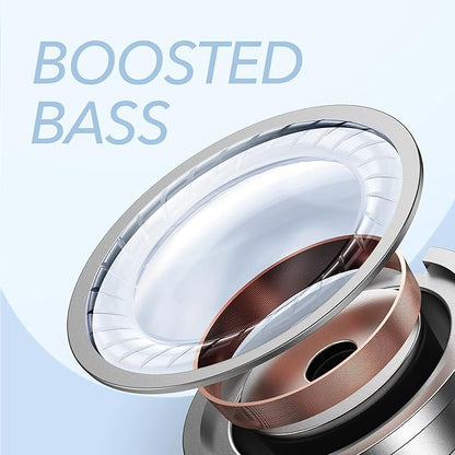 Soundcore by Anker Life P2 Mini True Wireless Earbuds, Bluetooth 5.2, 10mm Drivers for Big Bass, Custom EQ, 32H Playtime, Fast Charging, Comfortable, Tiny Size for Daily Use, Commute, Work
