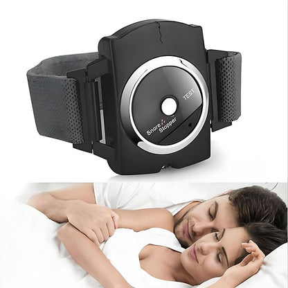 Anti-Snoring Device, Smart Wristband with Bionic Detection, Sleep Position Monitor, Conductive Patch Technology, Designed to Reduce Snoring Improve Nighttime for Men & Women