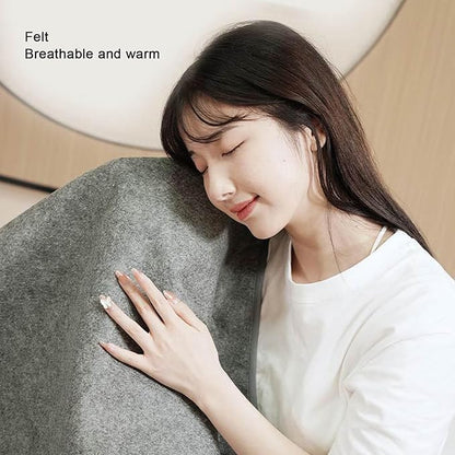 Electric Heated Blanket, 160 x 80cm Fast Heating Smart Temperatures Control Washable Electric Bed Warmer for Winter or Cold Days (US Plug)
