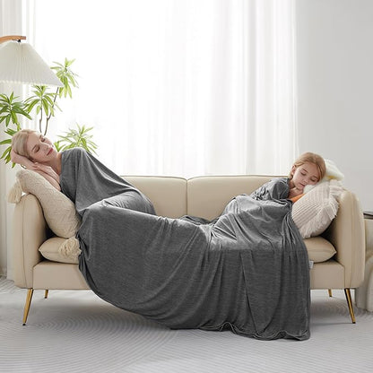Marchpower Cooling Blanket for Hot Sleepers Twin Size, Arc-Chill Cooling Blanket with Double-Sided Design, Japanese Cooling Fiber Absorbs Body Heat, Lightweight Soft Cold Blankets for Sleeping Summer