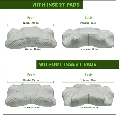 EnduriMed CPAP Pillow for Side Sleeping - Adjustable Memory Foam CPAP Pillows for Side & Back Sleepers - Eligible for Better Sleep with CPAP Machine