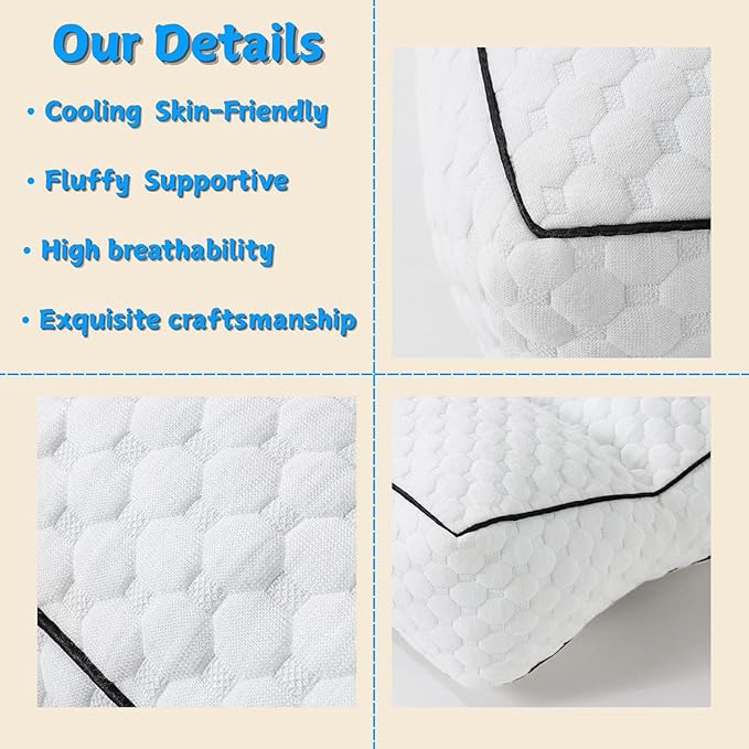 goprety Knee Pillow for Side Sleepers – Relieve Hip, Back & Sciatica Pain, Support Spine Alignment for Better Sleep