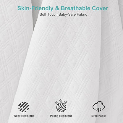 EDILLY 3 Inch Cooling Gel Memory Foam Mattress Topper King Size,with Removable & Washable Bamboo Cover,Soft Breathable Mattress Pad,Bed Topper for Back Pain Relief (76x80)