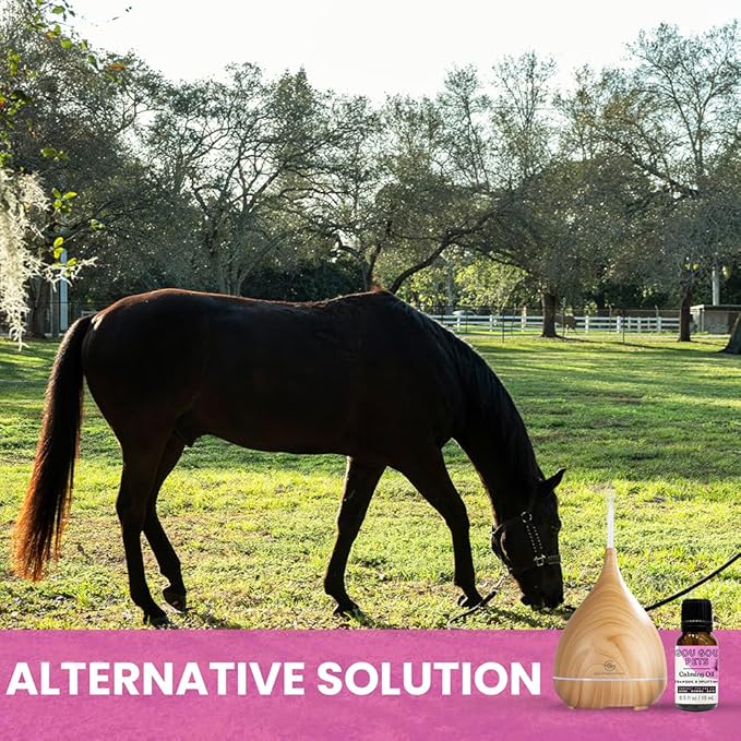 Holistic Natural Derived Calming Pet Essential Oil Blend & Diffuser Set for Anxiety: Relax Your Pet with Natural and Clean Ingredients While Providing Stress Relief - Made in USA – 15mL