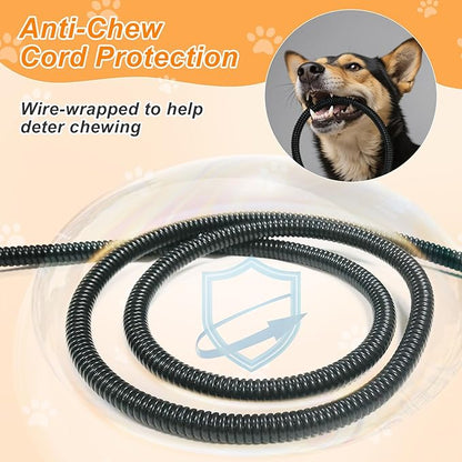 Large Dog Heating Pad 36×24 in for Dogs Smart Thermostat,Whelping Box for Dogs Metal Tube Waterproof Shell with Plush Cotton Cover Puppy Whelping Supplies -Apricot