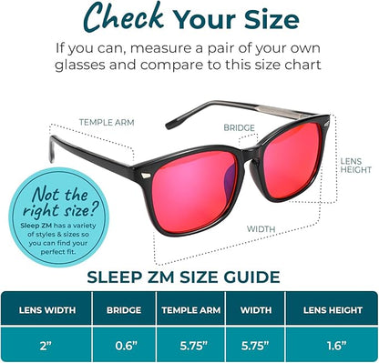 100% Blue Light Blocking Glasses - Better Sleep Anti Eye Strain Protection - Computer Gaming Women Men