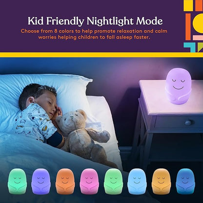 Special Supplies Mindfulness Guided Breathing Exercises, Nightlight Mode, Guided Daily Visual Relaxation and Restful Sleep for Kids or Adults, Color Changing Nightlight