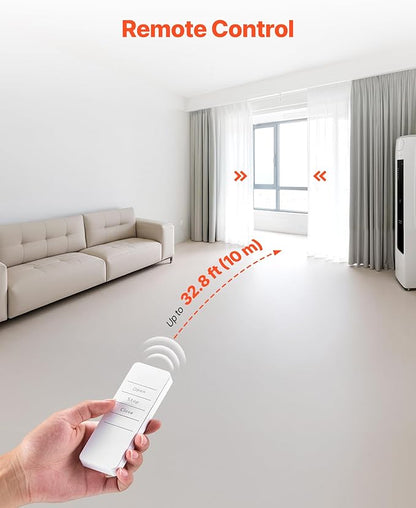 VEVOR Automatic Curtain Opener, 2 Pack, APP and Remote Control, Hub Included, Electric Smart Curtain Opener Compatible with Alexa and Google Home, Timed Opening and Closing, for Roman Rods, U/I Rails