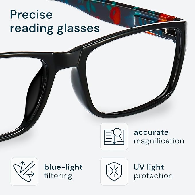 Gaoye Reading Glasses Men/Women, Eyeglasses, Blue Light Readers for Men/Women, Computer Eye Glasses, Cheaters