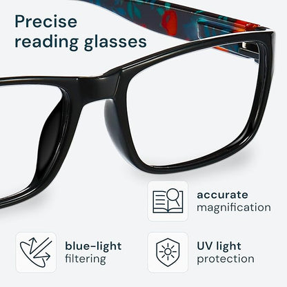 Gaoye Reading Glasses Men/Women, Eyeglasses, Blue Light Readers for Men/Women, Computer Eye Glasses, Cheaters