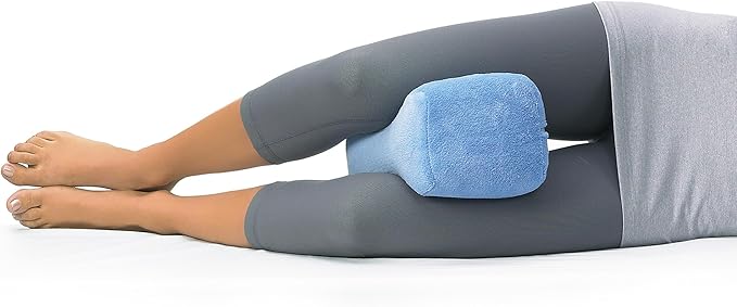 OPTP Contour Leg Pillow - Foam Knee Pillow for Side Sleepers - Fits Between The Knees to Relieve Strain and Pressure on The Low Back, Knees and Ankles