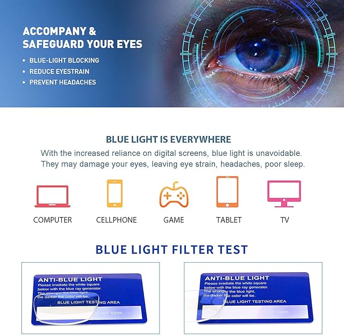 Henotin 4 Pack Ladies Reading Glasses Blue Light Blocking Spring Hinge Readers Anti Eyestrain Computer Eyeglasses (Multicolor, 2.5)