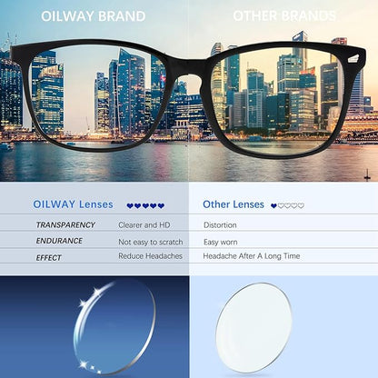 Blue-Light Blocking Glasses Computer Reading/Gaming/TV/Phones Glasses Fashion Anti Eyestrain UV Glasses for Women Men（B3 Black + Beige）