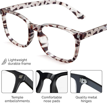 livho High Tech Blue Light Glasses - Advanced Blue Light Blocking Computer Glasses - Screen Fatigue & UV Protection