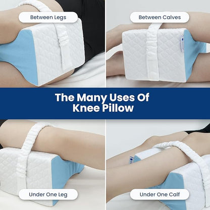 Knee Pillow for Side Sleepers,Knee Pillow,Leg Pillow for Side Sleeping,Memory Form, Leg Support Pillow,Removable&Washable Cover.