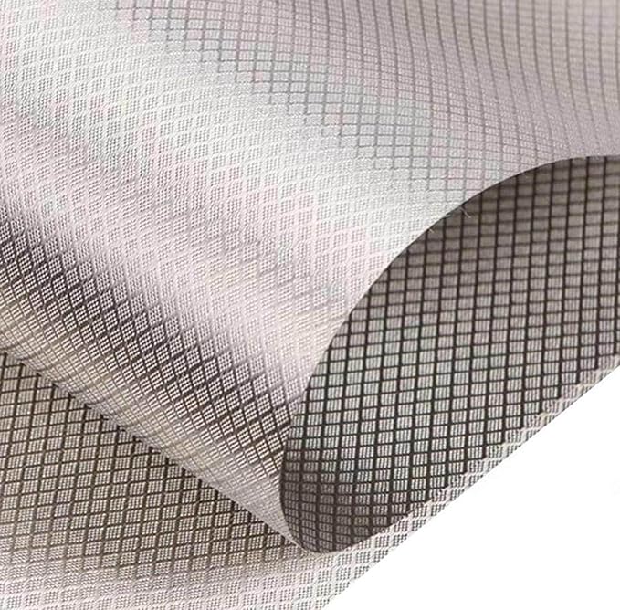 RFID EMF Blocker Fabric EMF Fabric Soft Shielding Faraday Fabric RFID Blocking Conductive Material Cover for WiFi, Cell, Bluetooth, RFID, EMP Protection,silver-9m