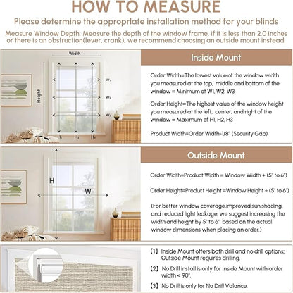 Kincmo No Drill Motorized Blinds with Remote, 100% Blackout Roller Shades for Windows, Custom Electric Blinds Compatible with Alexa, Apple Homekit, Google Home (100% Blackout Classic Sandy)