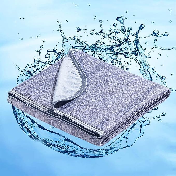 Marchpower Cooling Blanket for Hot Sleepers King Size, Q-Max>0.5 Arc-Chill Cooling Blanket with Double-Sided Design, Japanese Cooling Fiber Absorbs Body Heat, Soft Cold Blankets for Sleeping Summer