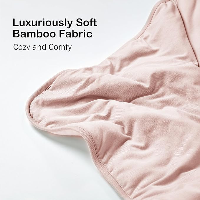 BubblePanda Rayon Made from Bamboo Baby Blanket for Boys Girls Neutral Soft Crib Blanket Toddler Quilt Comforter Newborn Nursery 30 x 40 Inch Pink