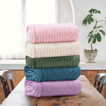 Heated Blanket Electric Blanket Throw 50”X60”-Heating Throw with 5 Heat Settings-3 Hours Auto Off,ETL Certified,Machine Washable (Pink)