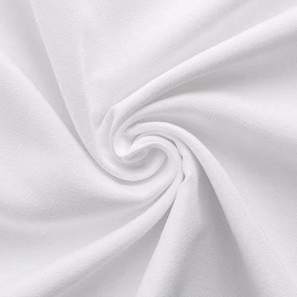 4 Piece Bed Sheet Set (Full,White) 1 Flat Sheet,1 Fitted Sheet and 2 Pillow Cases,Brushed Microfiber Luxury Bedding with Deep Pockets