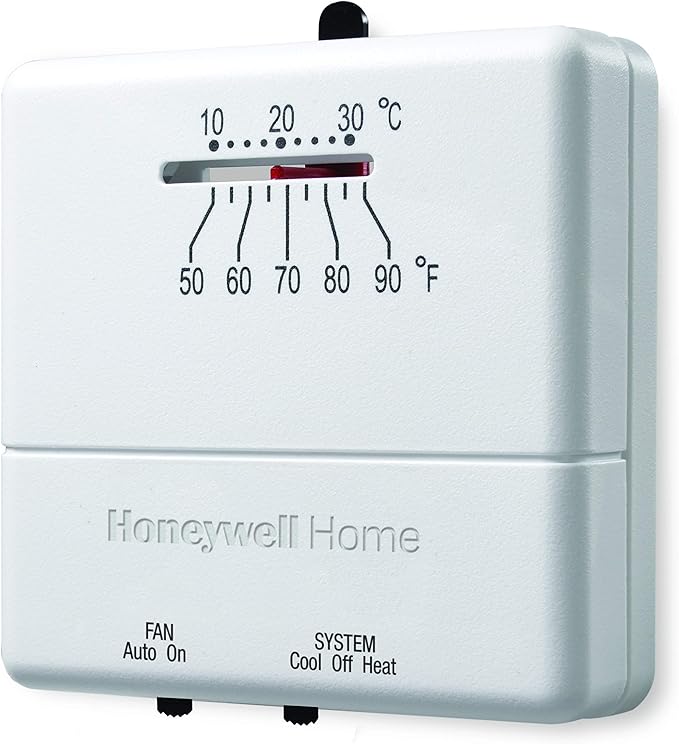 Honeywell Home CT31A1003 Heat/Cool Non-Programmable Thermostat, Beige