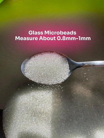 2.2LB Glass Weighted Beads for Stuffed Animals Filler for Blankets Pillows Reborn Dolls Shooting Rest Bag DIY of Various Weighted Projects (2.2, Pounds)