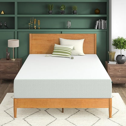 ZINUS Memory Foam 12 Inch Green Tea Mattress, King, White