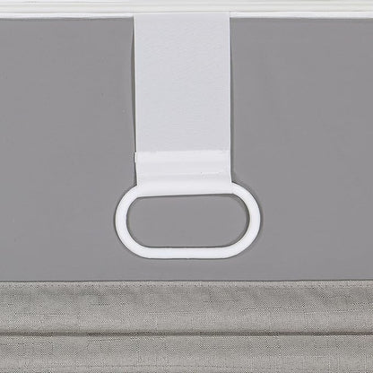 ECLIPSE Kylie Total Privacy Blackout Cordless Lined Window Roman Shade for Living Room, 36 in x 64 in, Grey