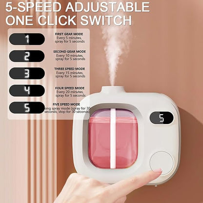Waterless Essential Oil Aromatherapy Diffuser Mini Led Smart Aroma 360 Small Difusor Cordless for Home Large Rooms Scent Bathroom Hotel Collection Office Car Fragrance Air Scent Humidifier