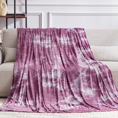 Guohaoi Cooling Blanket for HotSleepers - Arc-Chill Q-Max >0.5 Cool Fiber, 100% Oeko-Tex Certified, Summer Lightweight Throw Blanket, Absorbs Heat to Keep Body Cool for Night Sweats(50x70 Purple)