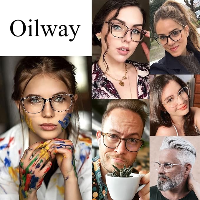 Blue-Light Blocking Glasses Computer Reading/Gaming/TV/Phones Glasses Fashion Anti Eyestrain UV Glasses for Women Men（D3 Black + Transparent + Pink）
