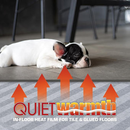 QuietWarmth Thermostat THERMAEGH Smart Home/WiFi Thermostat w/Built-in GFCI for Control of 120V or 240V Radiant Heat Includes Floor Sensor