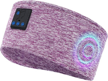 Aurya Sleep Headphones Sports Wireless Bluetooth Headband for Side Sleeper, Bluetooth 5.4, with Ultra-Thin HD Stereo Speaker, Sleeping Headphone for Women Men Running Yoga Workout
