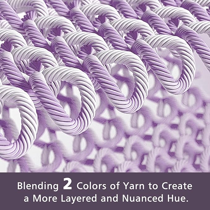 EMME Cotton Muslin Large Throw Blanket Couch Breathable Gauze Blanket Soft Lightweight Bed Blankets Adults (Purple, 50"x70")