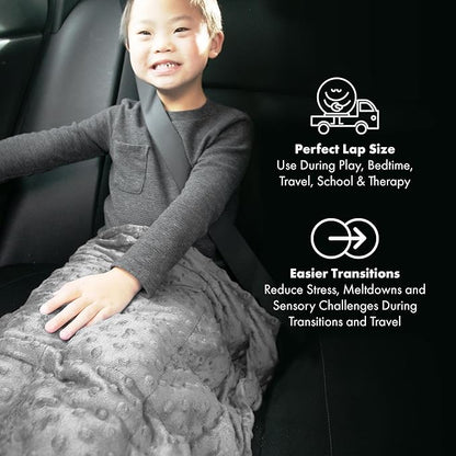Harkla Weighted Lap Pad for Kids (Gray)
