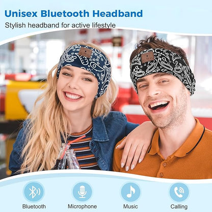 Sleeping Headphones, Bluetooth Headband Headphones for Men Women, Yoga, Travel, Running, Workout