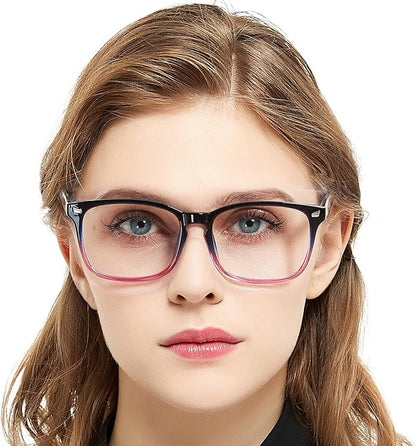 MARE AZZURO Blue Light blocking Reading Glasses Women Computer Readers 0 1.0 1.25 1.5 1.75 2.0 2.25 2.5 2.75 3.0 3.5 4.0 5.0 6.0 (Purple, 150)