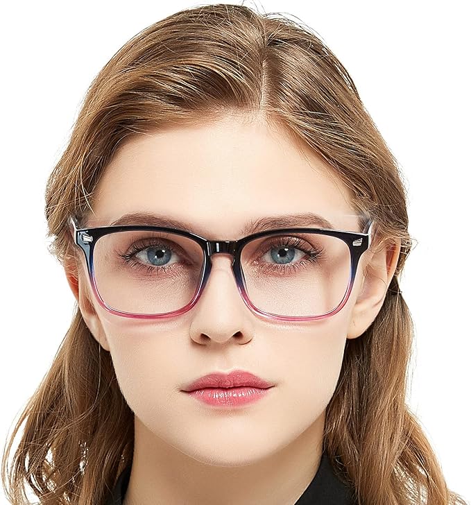 MARE AZZURO Blue Light blocking Reading Glasses Women Computer Readers 0 1.0 1.25 1.5 1.75 2.0 2.25 2.5 2.75 3.0 3.5 4.0 5.0 6.0 (Purple, 250)