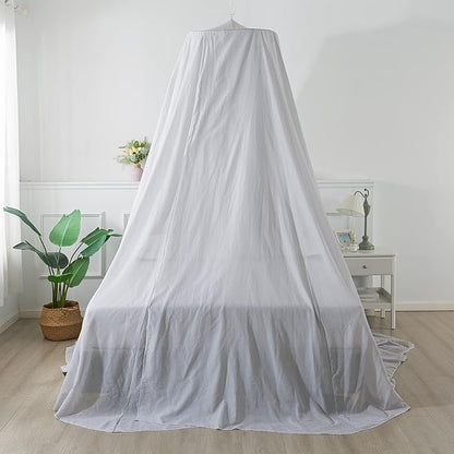 Silver Coated Mesh with Cotton Radiation Protection Canopy, EMF Shielding Bed Net (60x250x1200cm)