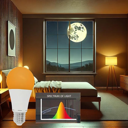 Harth Night Light Bulb for Sleep, 3-Mode LED Light Bulb E26, 3 Watt Soft Lighting for Bedroom & Better Sleep