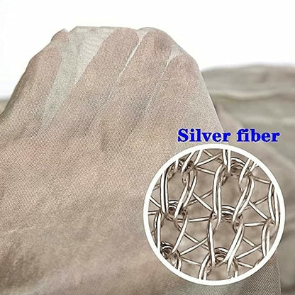 Silver Fiber EMF Shielding Bed Canopy,Blocks Radiation/EMF/WiFi/5G Other RF Attenuation 10MHz-10GHz 35-60dB Breathable Bed Net Canopy Radiation Shielding Rate~/
