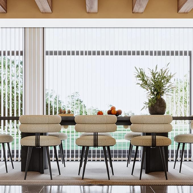 Cordless Vertical Blinds Window Blind, Pure White Blackout Fabric Vertical Blind, Energy Saving UV Protection Noise Reduce Vertical Blinds for Sliding Glass Doors, Patio Doors